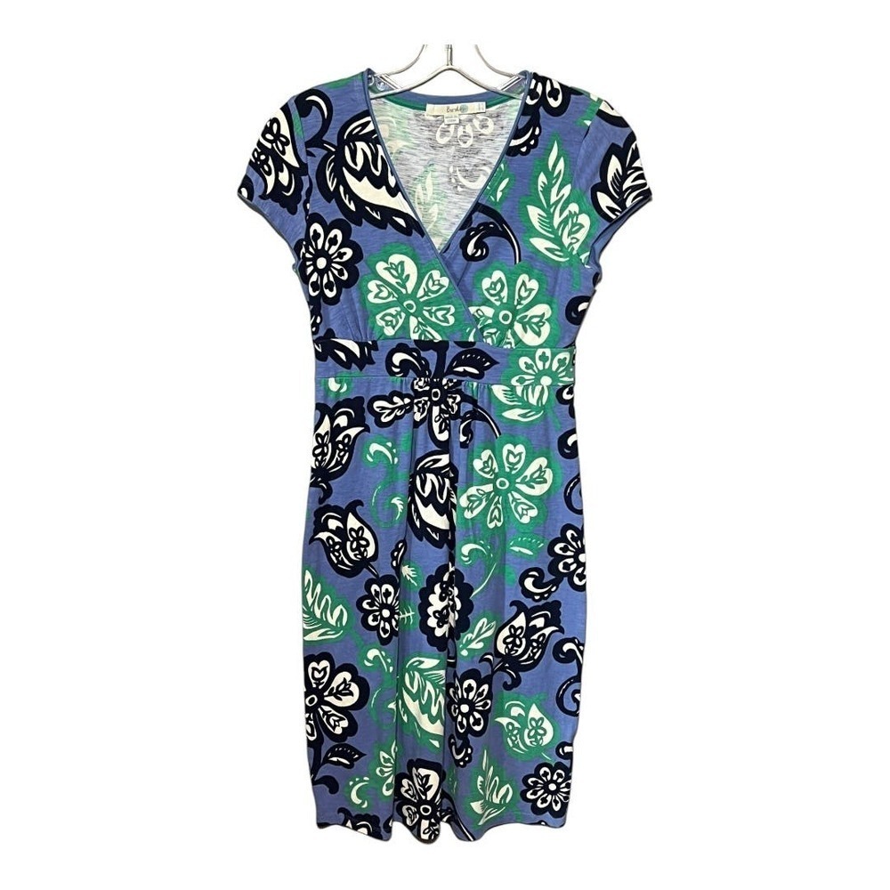 Boden Blue Floral Dress 2R